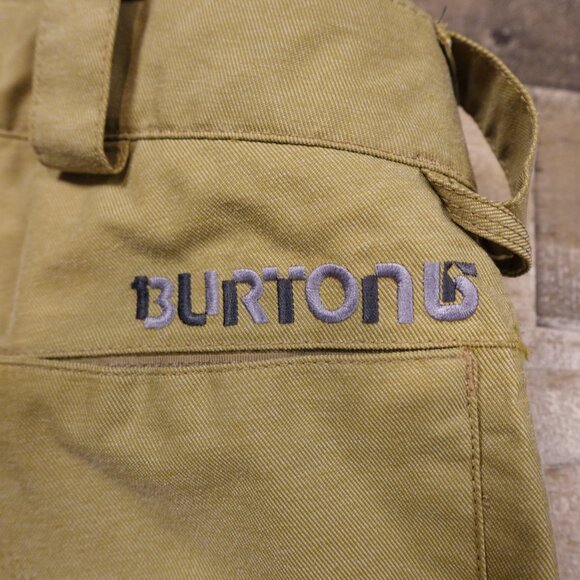 Burton Access DRYRIDE Snow Pants Women’s Medium Tan Mountain Ski Snowboard - Picture 13 of 16